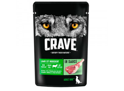 Влажный Корм Crave (Крэйв) Для Собак Ягненок в Соусе  85г 