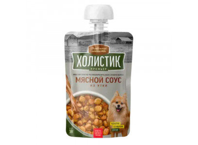 Лакомство Для Собак Деревенские Лакомства Холистик для Собак Мясной Соус Из Утки Премьер 90г 76051356 