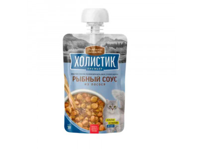 Лакомства Для Кошек Деревенские Лакомства Холистик Рыбный Соус Из Лосося Премьер 90г 76051387 
