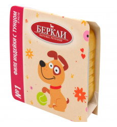 Консервы Беркли №1 Для Собак Филе Индейки и Тунец в Желе 100г  