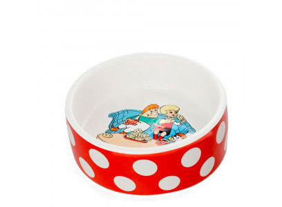 Миска Triol (Триол) Керамическая Для Животных Плюшки 0,3л Союзмультфильм 30231062 