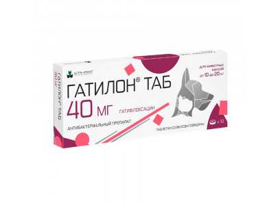 Гатилон 40мг Антибактериальный Препарат 10 Таблеток