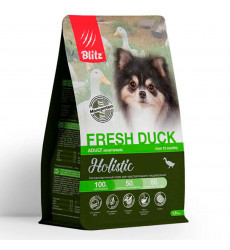 Сухой Корм  Blitz (Блиц) Holistic Для Собак Мелких Пород Утка 1,5кг 72964