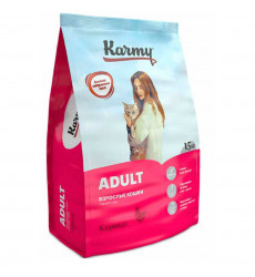 Сухой Корм Karmy (Карми) Adult для Кошек Курица 1,5кг 