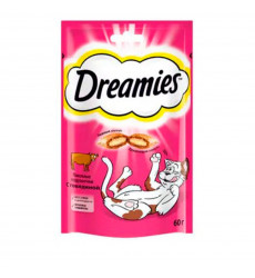 Лакомство Для Кошек Dreamies (Дримис) Лакомые Подушечки Говядина 60г 