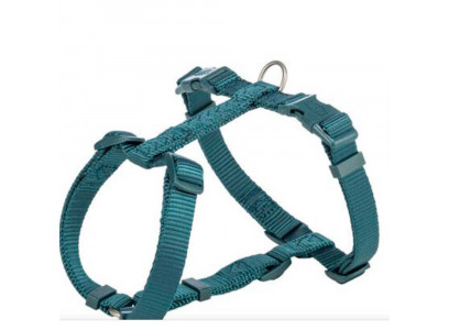 Шлейка Trixie (Трикси) Premium H Harness L 60-87см 25мм Петроль 204932