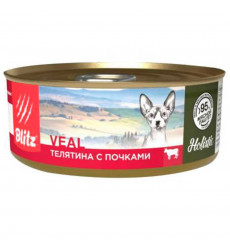 Консервы для Кошек Blitz (Блиц) Паштет Телятина Почки 100г 74159