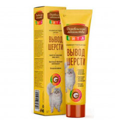 Деревенские Лакомства Вита Паста Для Кошек Для Вывода Шерсти Со Вкусом Креветки 60г 76051325