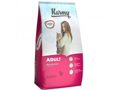 Сухой Корм Karmy (Карми) Adult Для Кошек Курица 10кг 