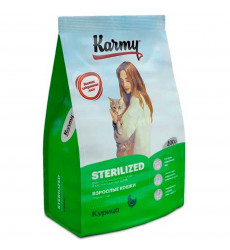 Сухой Корм Karmy (Карми) Sterilized Для Стерилизованных Кошек Курица 400г