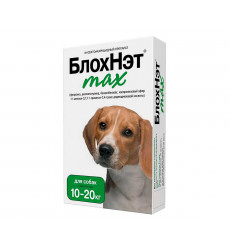 БлохНэт Max Капли От Блох и Клещей Для Собак 10-20кг 2мл Астрафарм