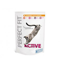 Сухой Корм Perfect Fit (Перфект Фит) Active Для Активных Кошек Курица 750г