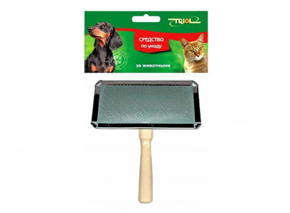 Пуходерка Для Кошек и Собак Triol (Триол) Металлическая Средняя 102 