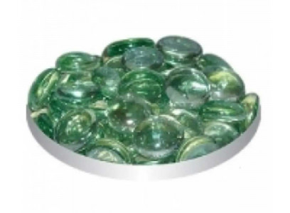 Грунт Для Аквариума Triton (Тритон) №159 Стеклянный Плоский Зеленая Мята Блестящий 170г 