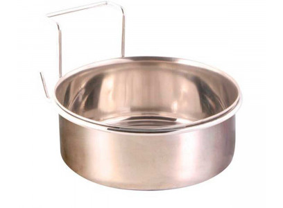 Миска Для Птиц Trixie (Трикси) с Крепежом Металлическая 9,5см 0,3л 5494 