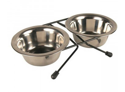 Подставка с Мисками Для Собак и Кошек Trixie (Трикси) 2*0,2л 24830к  