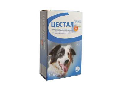 Цестал Плюс Для Собак 1таб (1*10)  