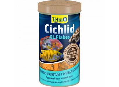 Корм Для Рыб Tetra (Тетра) Cichlid XL Flakes Хлопья Для Цихлид 500мл 139985 