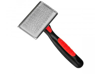 Пуходерка Для Кошек и Собак Hello Pet (Хелло Пет) 9*4,4см Металлическая Средняя с Каплей 168110м 