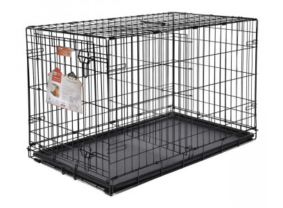 Клетка Для Собак Мелких и Средних Пород MidWest (МидВест) Icrate 1 Дверь 91*58*63см Черная 1536 