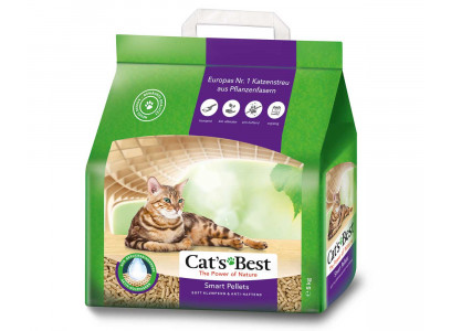 Наполнитель Для Кошачьего Туалета Cat`S Best Smart Pellets Древесный Комкующийся 10л-5кг 