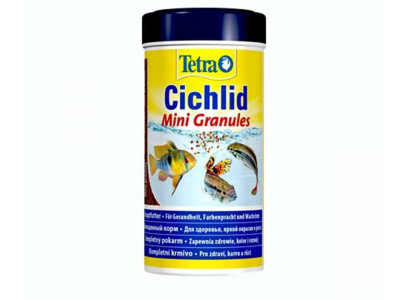 Корм Для Рыб Tetra (Тетра) Cichlid Mini Granules Гранулы Для Цихлид 250мл 146549 