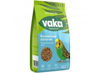 Корм Вака High Quality Для Волнистых Попугаев 500г (1*10) 
