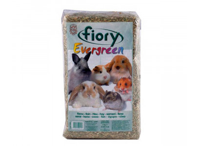 Сено Для Грызунов Fiory (Фиори) Evergreen 1кг-30л 
 
