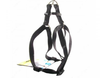 Шлейка Для Собак Ferplast (Ферпласт) Easy Medium Нейлон 15мм*42-60см Черная