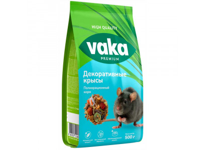 Корм Для Крыс и Мышей Вака High Quality (Хай Кволити) 500г 