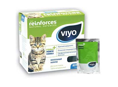 Напиток-Пребиотик Viyo (Вайо) Для Котят Natural Defense Kitten 30мл (1*7) 