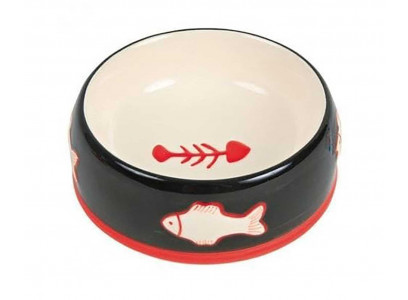 Миска Для Кошек Керамическая Рыбка 210мл Hd-Р090 
