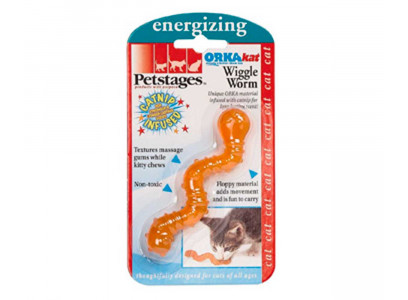 Игрушка Для Кошек Petstages (ПетСтейдж) Орка-Червяк Orka Cat Wiggle Worm 329 