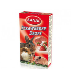 Витамины Для Грызунов Sanal (Санал) Strawberry Drops Дропсы Клубника 45г