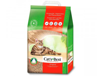 Наполнитель Для Кошачьего Туалета Cat`S Best Original Древесный Комкующийся 20л-8,6кг 