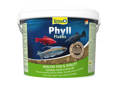 Корм Для Рыб Tetra (Тетра) Phyll Хлопья Для Всех Видов Рыб 10л 769915 
 