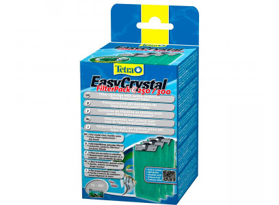 Картриджи Для Фильтра Tetra (Тетра) Для Внутренних Фильтров EasyCrystal FilterPack 250/300 с Активированным Углем 3шт 151598 