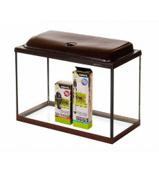 Аквариум AquaPlus (Аква Плюс) STD П72 Прямоугольный 66л 60*30*40см Венге Со Светильником 1*15Вт 081442