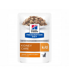 Hills (Хиллс) Лечебный Влажный Корм Для Кошек Для Поддержания Здоровья Почек Курица Prescription Diet K/D Kidney Care 85г