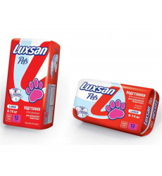 Подгузники Для Собак Luxsan (Люксан) Large L Premium 8-14кг 12шт