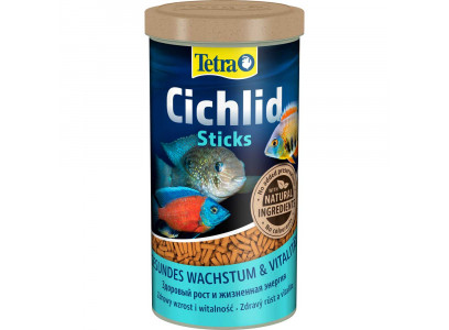 Корм Для Рыб Tetra (Тетра) Cichlid Sticks Палочки Для Цихлид 1л 198975 