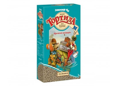 Корм Для Водных Черепах Тортила-М Крепкий Панцирь с Кальцием 90г Зоомир 