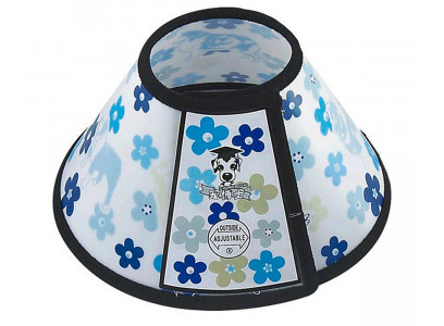 Воротник Ветеринарный Для Собк и Кошек Цветы Р-703 D9*11см 