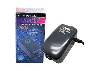 Компрессор Для Аквариума Jebo (Джебо) Sonic-9903 Двухканальный 2*120л/ч  