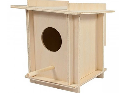 Скворечник Гнездо Малый в Клетку 12,5*12,5*14,5см Дарелэнд Rp8516 