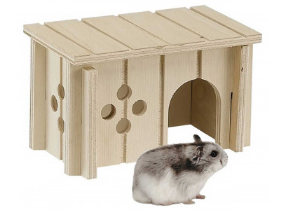 Домик Для Мышей Ferplast (Ферпласт) Sin Деревянный 12,5*7,5*7см 4641  