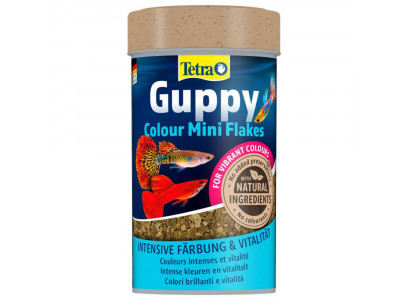 Корм Для Рыб Tetra (Тетра) Guppy Colour Хлопья Для Гуппи Для Окраса 100мл 197275  
