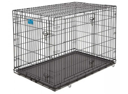 Клетка Для Собак Средних и Крупных Пород MidWest (МидВест) Life Stage 2 Двери 122*76*84см Черная 1648DD 