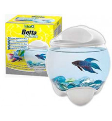 Аквариум-Шар Tetra (Тетра) Bubble Белый Для Петушков с Освещением 1,8л 206724 