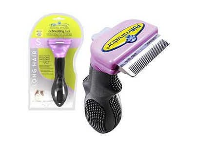 Фурминатор Для Кошек Мелких Пород с ДЛИННОЙ Шерстью FURminator Deluxe 4см Small Cat Long Hair 